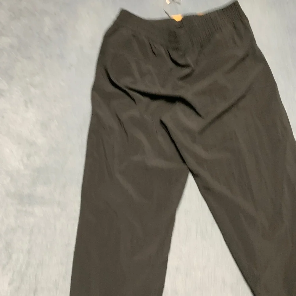Banana Republic Airstretch Jogger Pants Mens Medium Black Tapered Leg Pull On